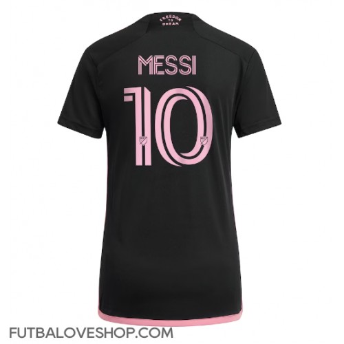 Dres Inter Miami Lionel Messi #10 Preč pre Ženy 2023-24 Krátky Rukáv